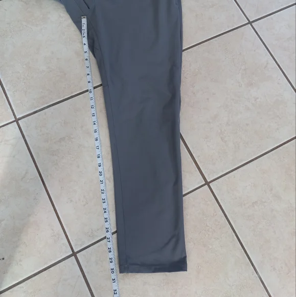 Lululemon Commission Classic Pant Warpstreme Asphalt Grey 36"×30.5"
